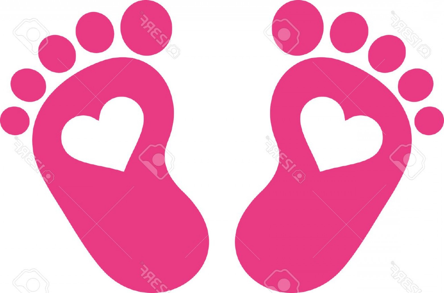 1560x1030 Baby Feet Vector Art Catchsplace