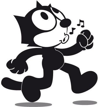 334x366 Felix The Cat Free Vector In Adobe Illustrator