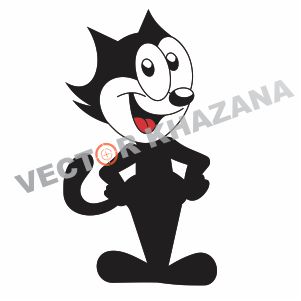 301x301 Felix Cartoon Cat Logo Vector