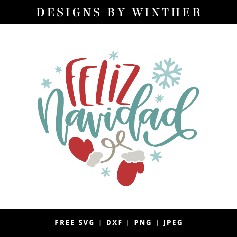 800x800 Free Feliz Navidad Dxf Png Designs