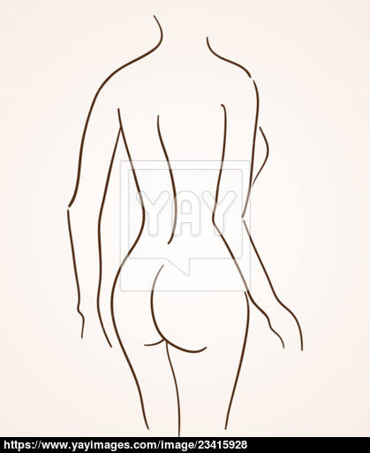 Female Body Silhouette Vector 419x512 Female Body Silhouette Vector