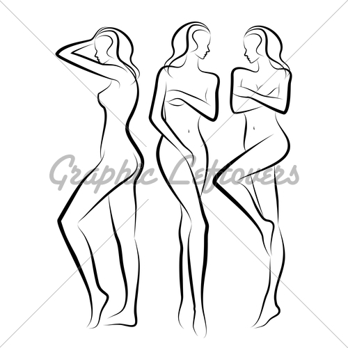 Woman Body, Vector Gl Stock Images 500x500 Woman Body, Vector Gl Stock Images