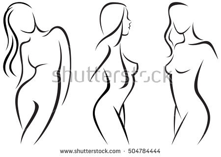 Woman Body Silhouette Vector 450x321 Woman Body Silhouette Vector
