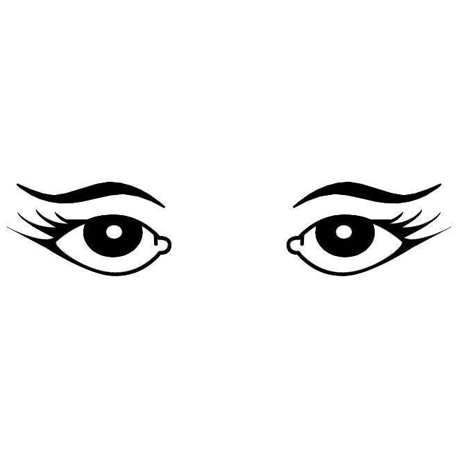 Female Eyes Vector Image 660x660 Female Eyes Vector Image