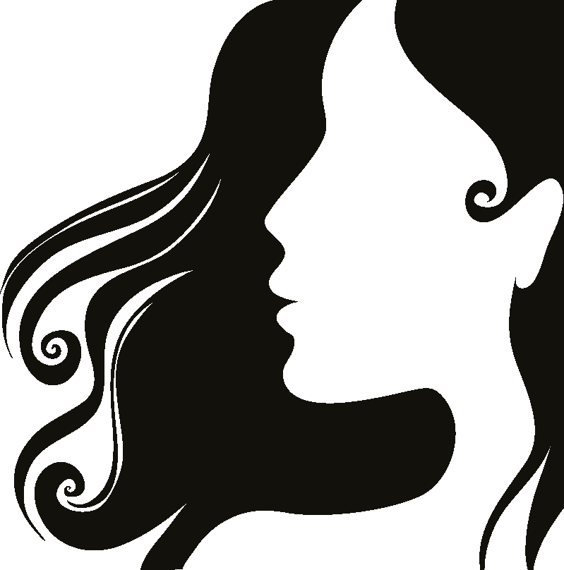 Female Head Silhouette Vector at Vectorified.com | Collection of Female ...