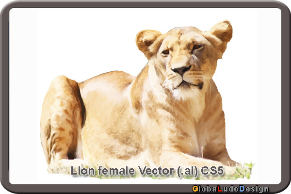 Female Lion Vector Clip Arts, Free Clip Art 600x400 Female Lion Vector Clip Arts, Free Clip Art