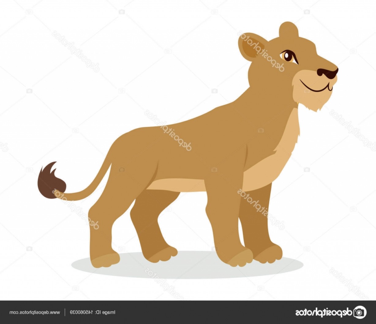 Vector Female Lion Createmepink 1228x1059 Vector Female Lion Createmepink