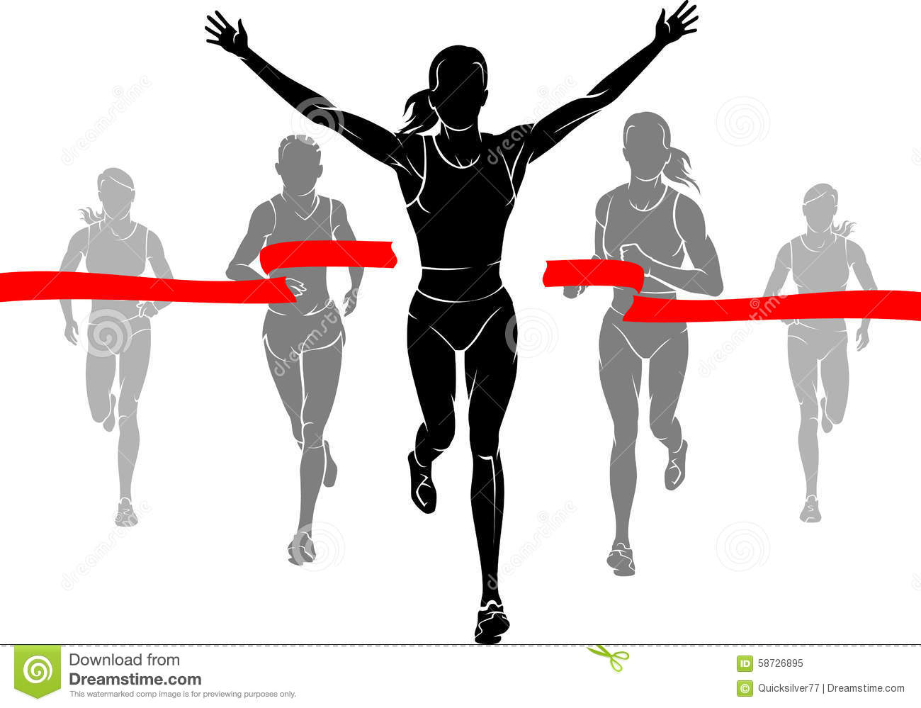 1300x999 Marathon Runner Silhouette Vector