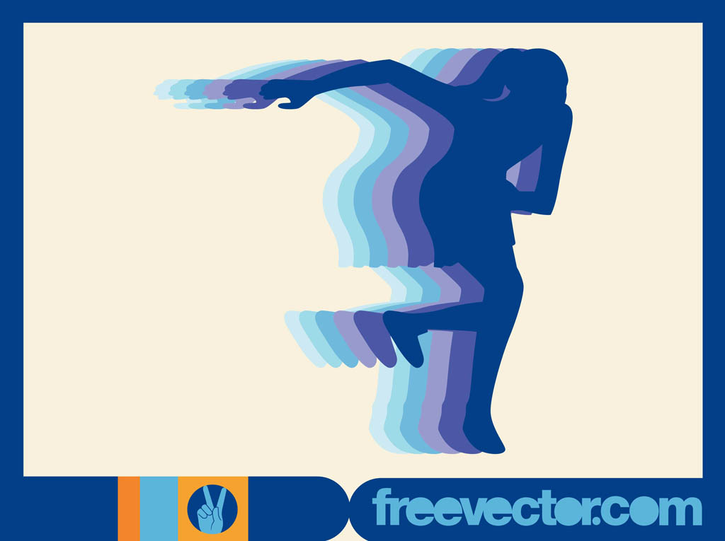 Female Runner Vector Vector Art Graphics 1024x765 Female Runner Vector Vector Art Graphics