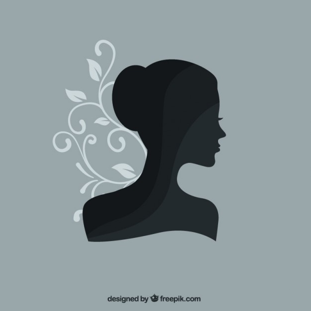 626x626 Female Silhouette Vector Free Download