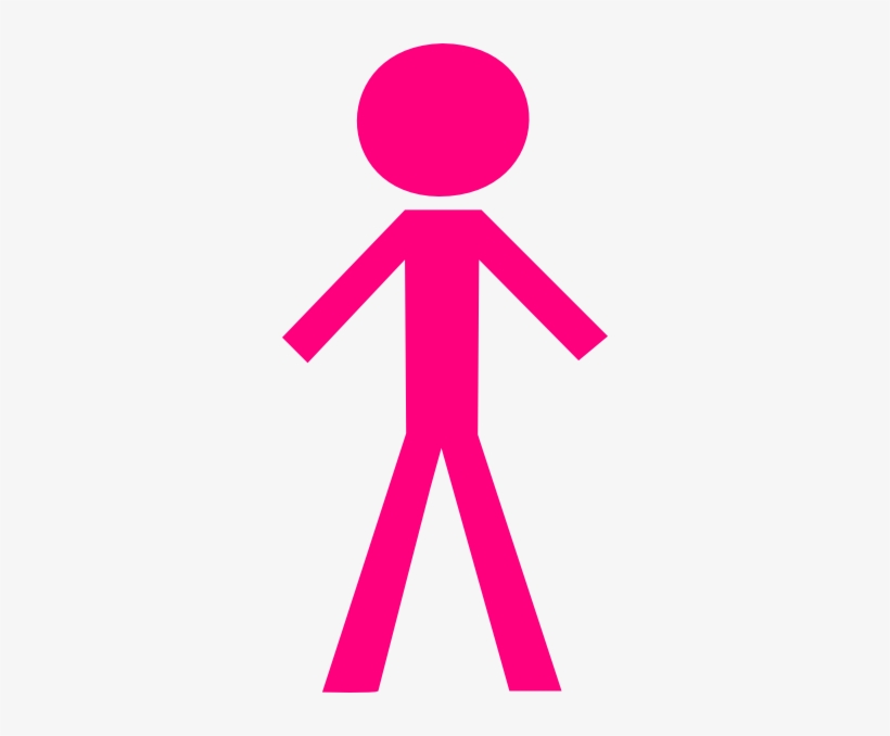 820x678 Pink Stickgirl Clip Art At Clkercom Vector Clip Art