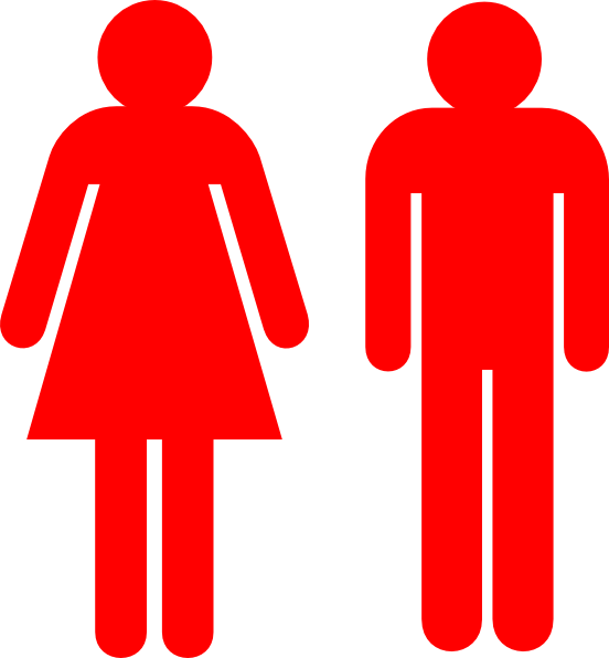 552x596 Boy And Girl Stick Figure