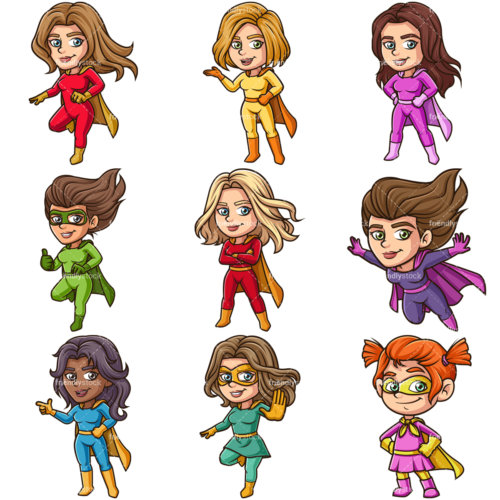 Female Superhero Vector at Vectorified.com | Collection of Female ...