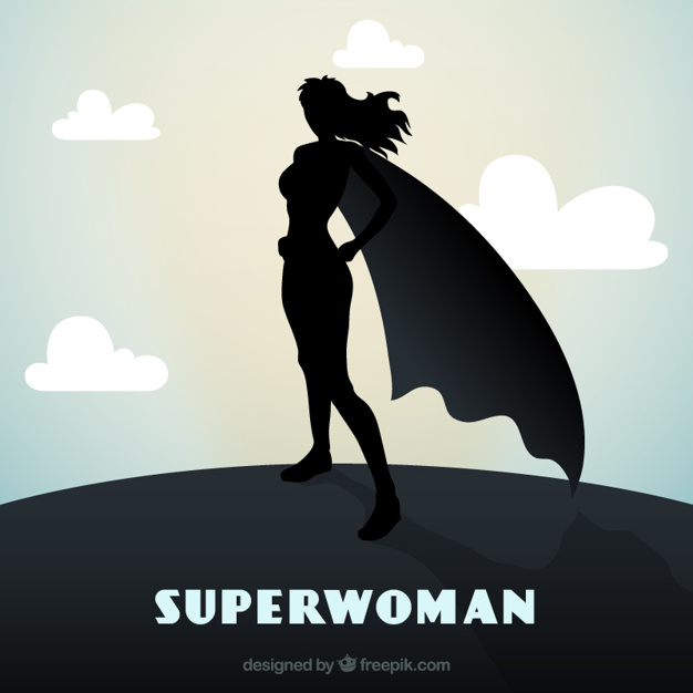Female Superhero Vector Free Download 626x626 Female Superhero Vector Free Download