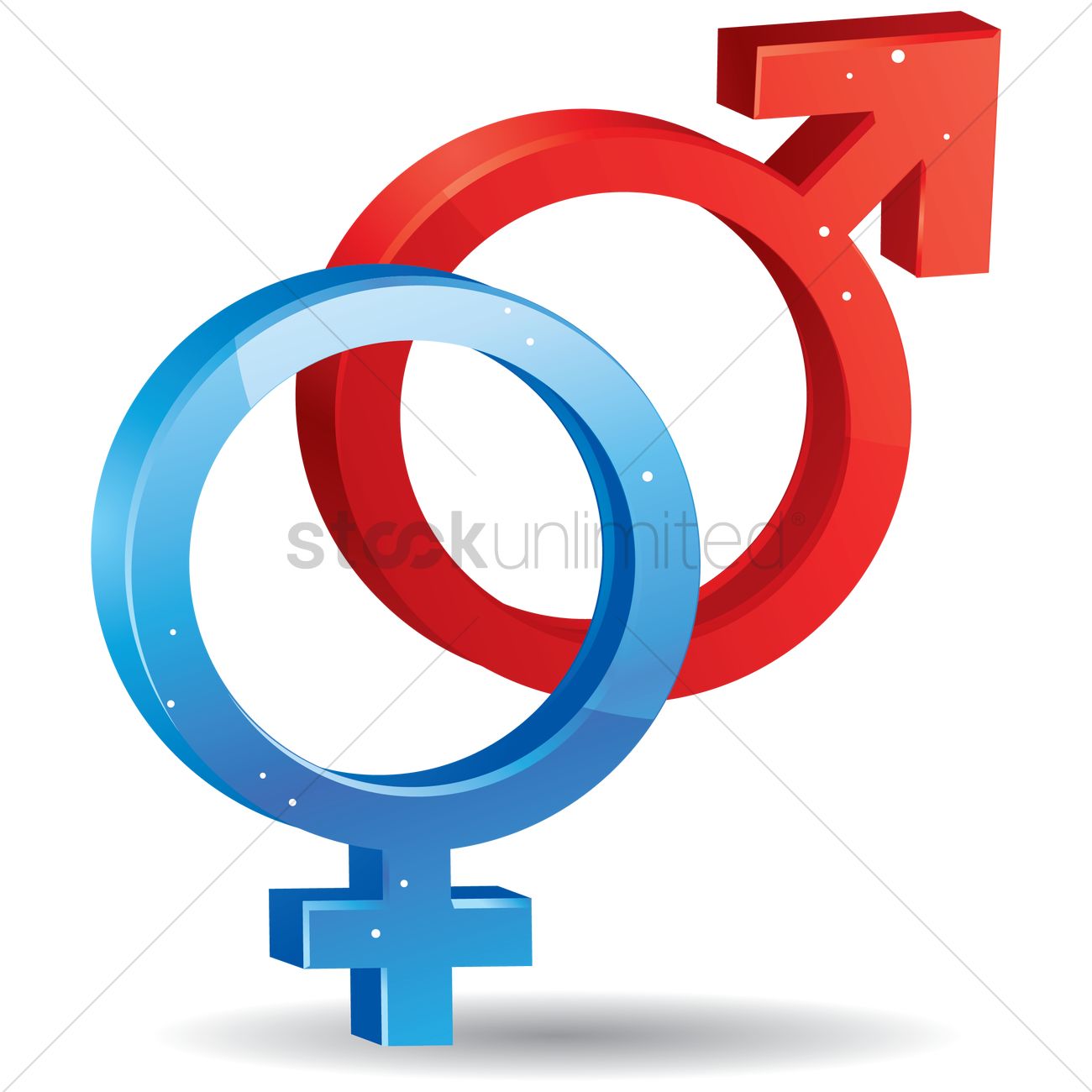 1300x1300 Male And Female Symbol Vector Image