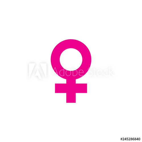 500x500 Female Symbol Vector