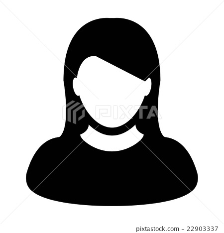 450x468 Female Vector Icon