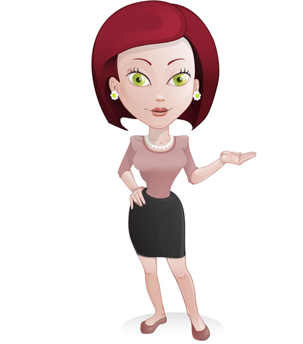 594x674 Female Vector Character Illustration Free Vectors Ui Download