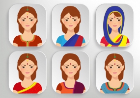 Indian Woman Free Vector Graphic Art Free Download 285x200 Indian Woman Free Vector Graphic Art Free Download