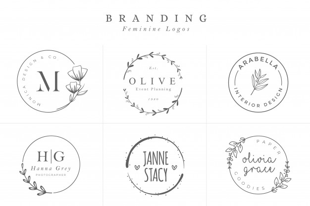 626x417 Set Of Feminine Vector Signs Or Logo Templates Vector Premium