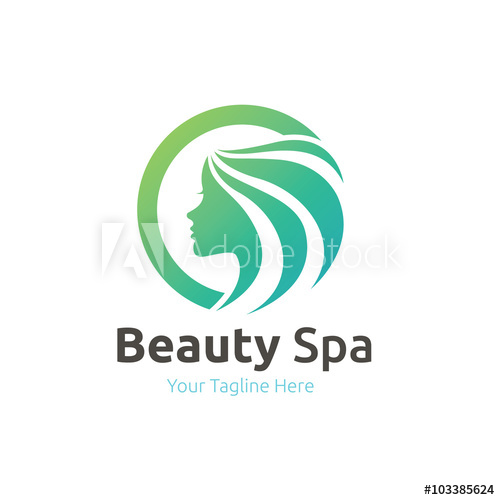 500x500 Beauty Logo,natural Care Logo,salon Logo,women Logo,feminine Logo