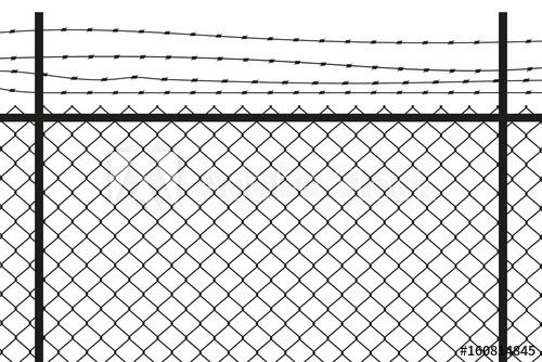 Fence Vector 500x334 Fence Vector