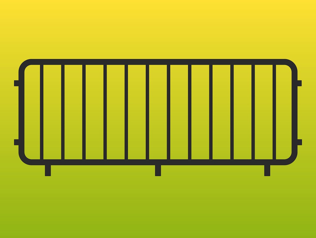 Crowd Fence Vector Art Graphics 1024x771 Crowd Fence Vector Art Graphics