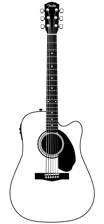 Fender Guitar Vector