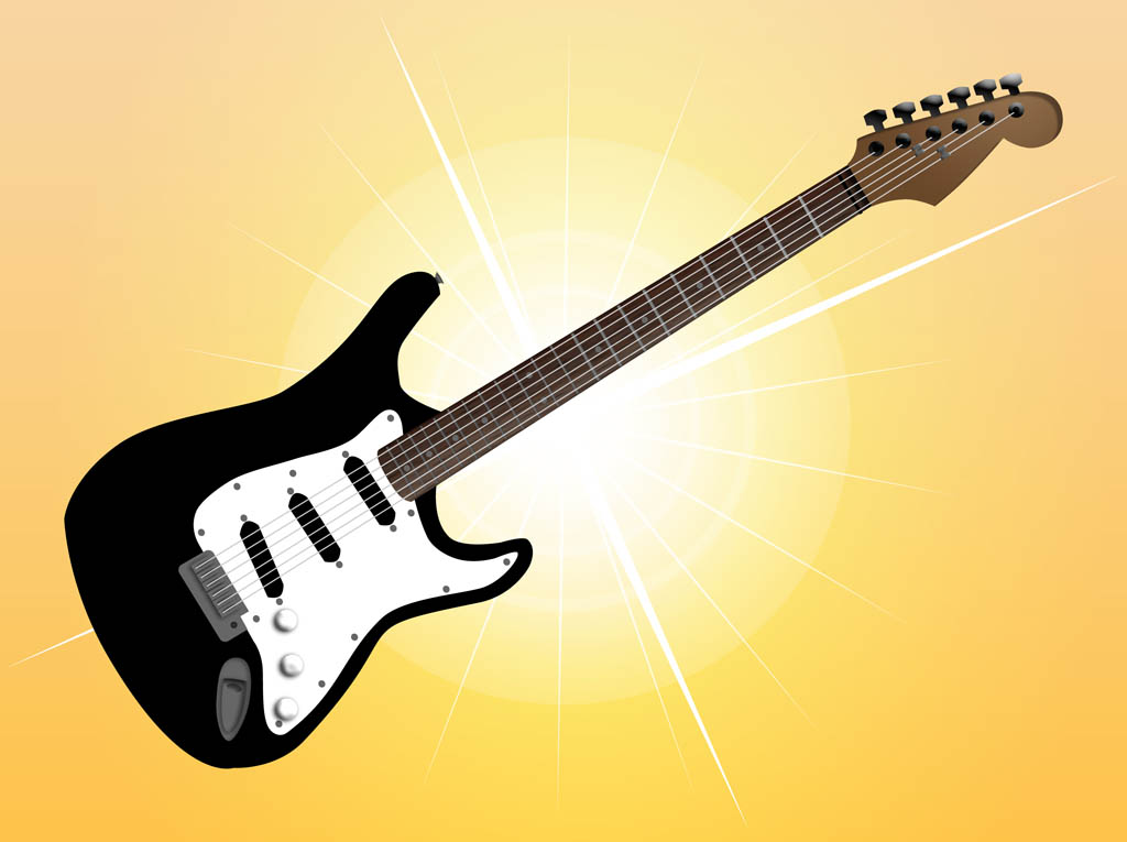 1024x765 Fender Guitar Vector Art Graphics