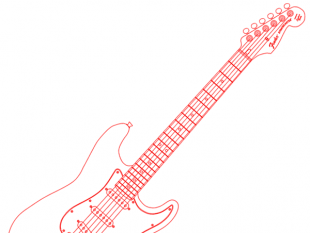 310x233 Fender Stratocaster Guitar Vector Free Vectors Ui Download