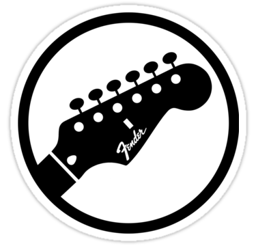 375x360 Fender Guitar Decals Logo Image