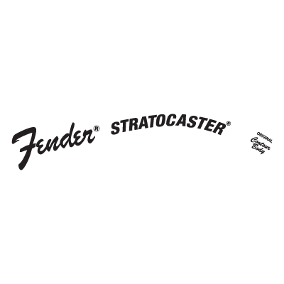 400x400 Fender Stratocaster Logo Vector