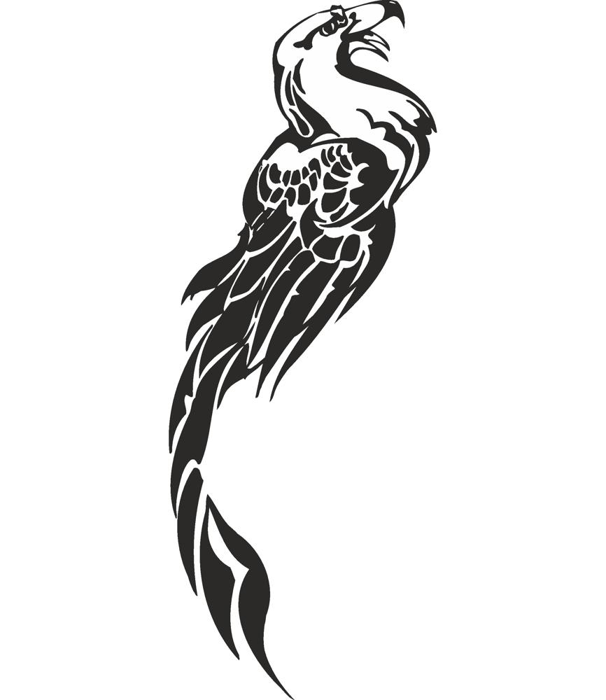 866x1000 Fenix Tattoo Design Vector Free Vector Cdr Download