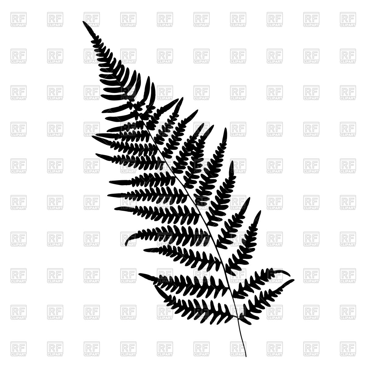 Fern Leaf Silhouette Vector Image Of Silhouettes, Outlines 1200x1200 Fern Leaf Silhouette Vector Image Of Silhouettes, Outlines