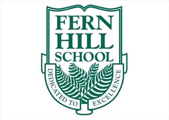 585x414 School Logo Templates Vector Free Premium Fern Hill For Google