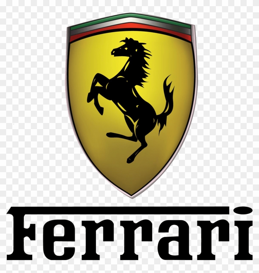 840x888 Download Ferrari Logo Txt Transparent Png
