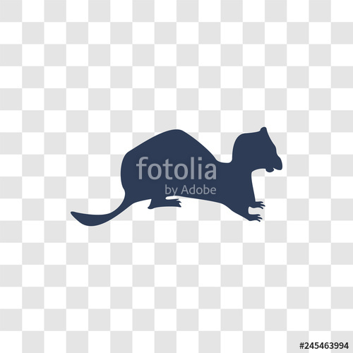 500x500 Ferret Icon Vector Stock Image And Royalty Free Vector