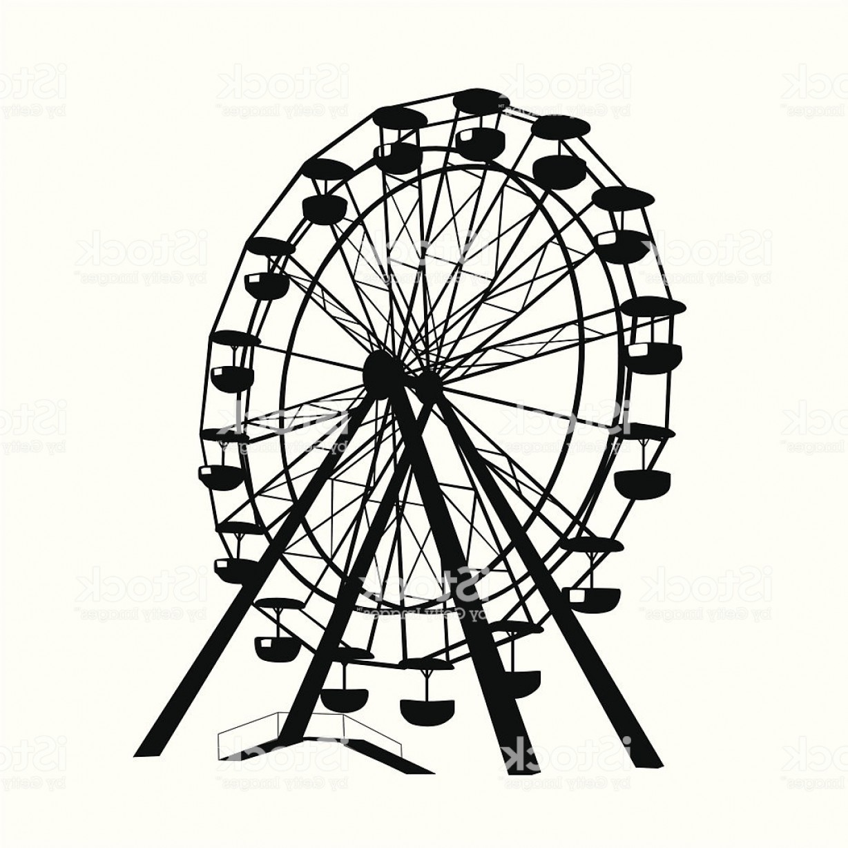 1228x1228 Ferris Wheel Vector Silhouette Gm Soidergi