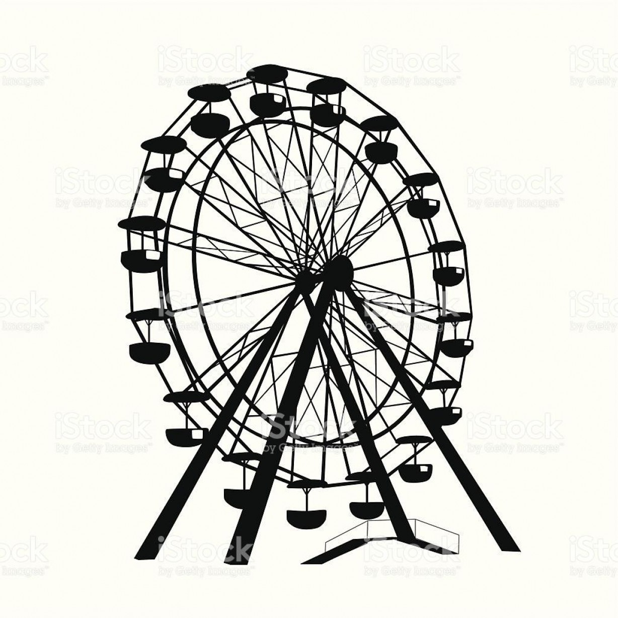 1228x1228 Best Hd Ferris Wheel Vector Silhouette Free Soidergi