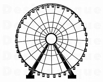 Ferris Wheel Vector