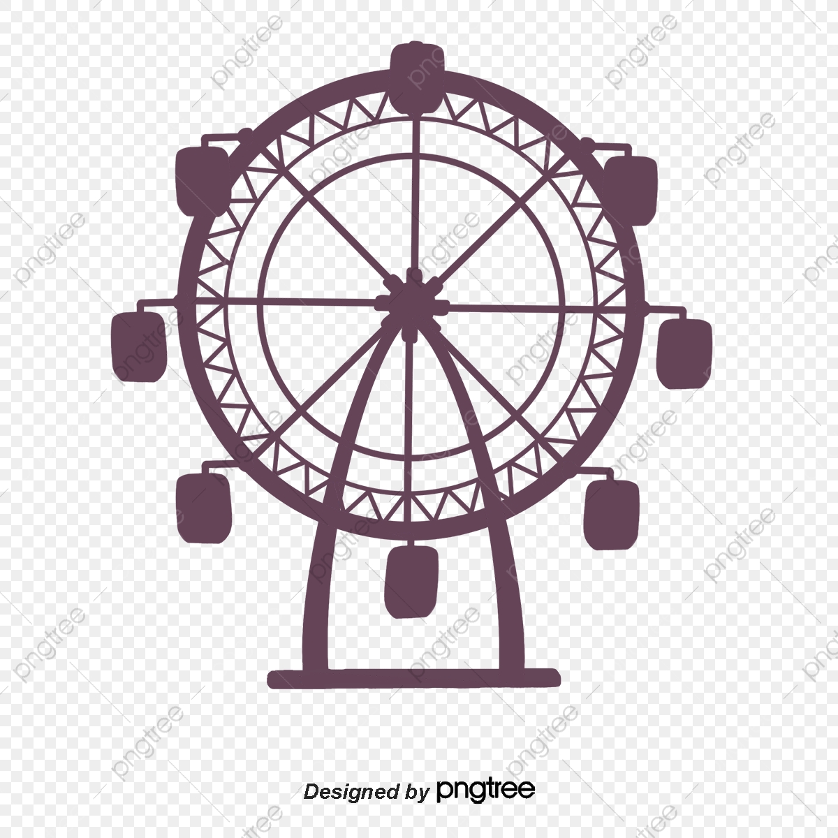 Ferris Wheel Vector Material, Vector, Vector Material, Material 1200x1200 Ferris Wheel Vector Material, Vector, Vector Material, Material