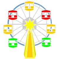 Ferris Wheel Vector Stock Vectors 200x200 Ferris Wheel Vector Stock Vectors