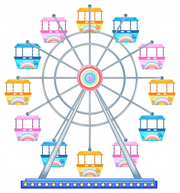 Ferris Wheel Vector Free Download 626x671 Ferris Wheel Vector Free Download