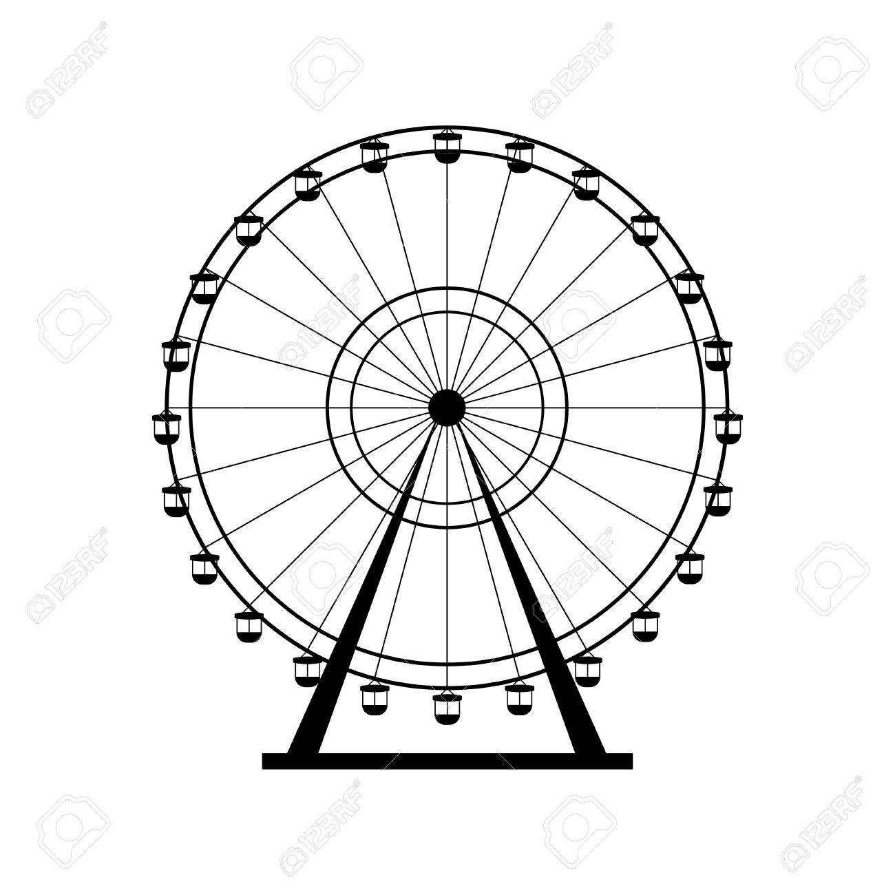 Стилизованное колесо обозрения