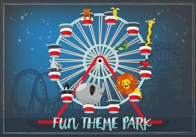 Ferris Wheel Free Vector Art 286x200 Ferris Wheel Free Vector Art