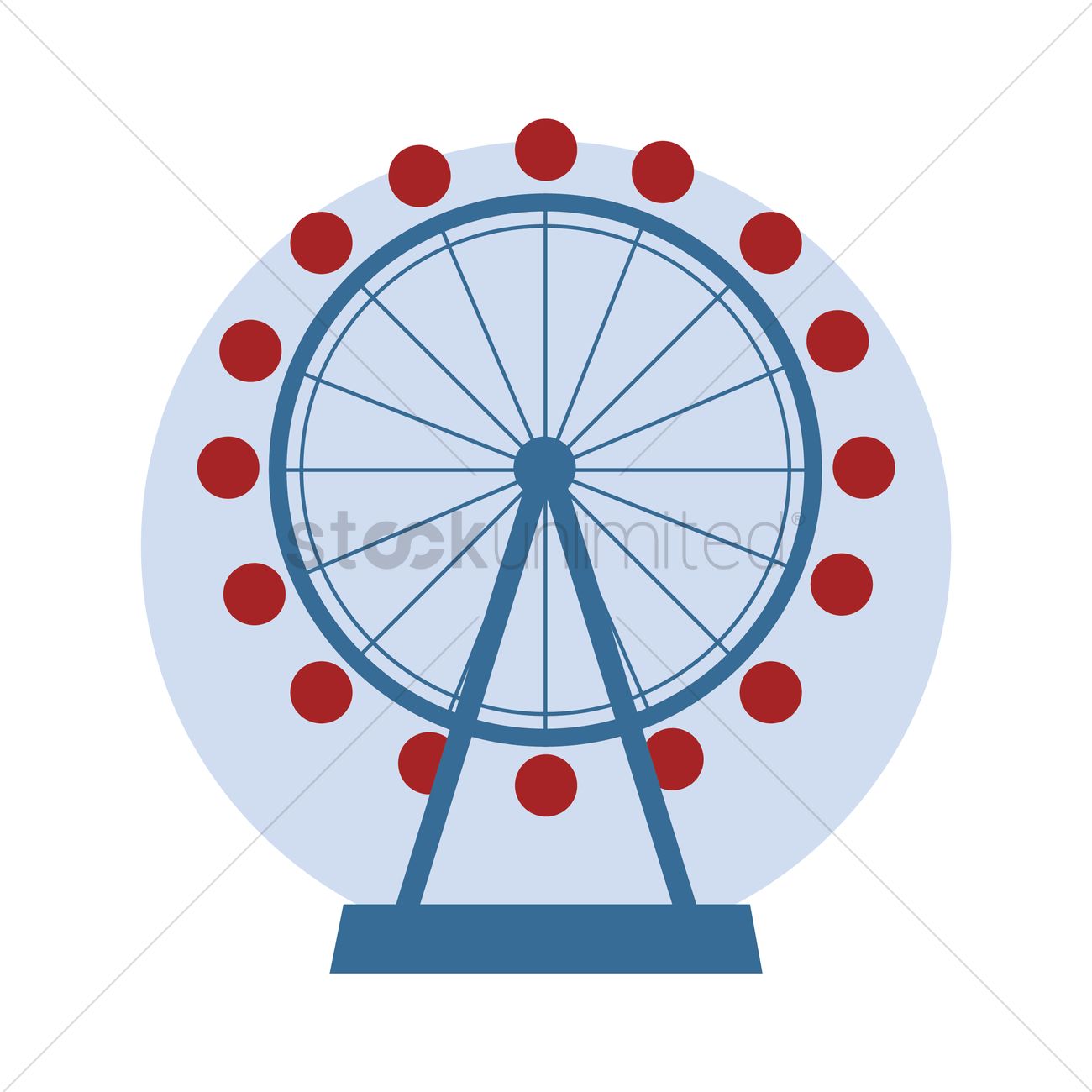 London Eye Vector Image 1300x1300 London Eye Vector Image