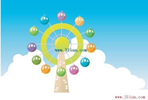 Ferris Wheel Vector Free Vector In Adobe Illustrator 481x327 Ferris Wheel Vector Free Vector In Adobe Illustrator