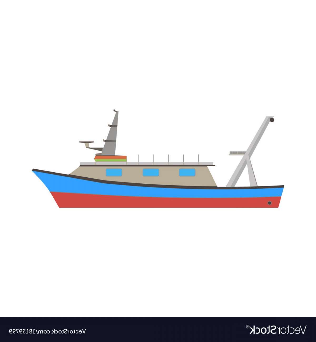 1200x1296 Boat Fishing Fish Sea Ship Marine Flat Icon Vector Catchsplace