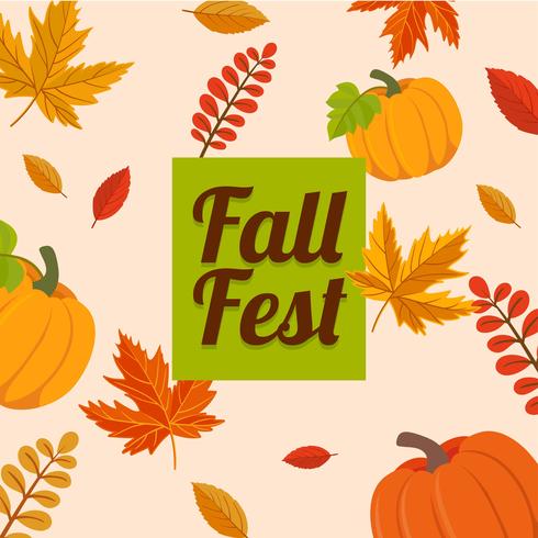 490x490 Fall Fest Vector
