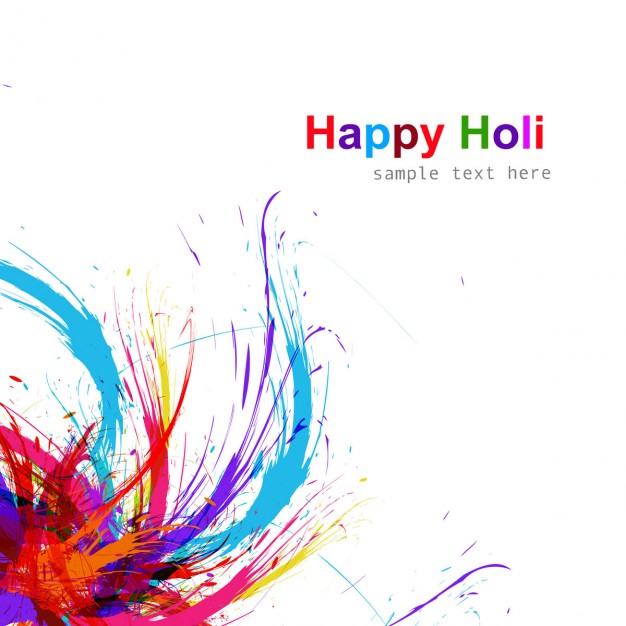 626x626 Holi Festival Background Vector Free Download